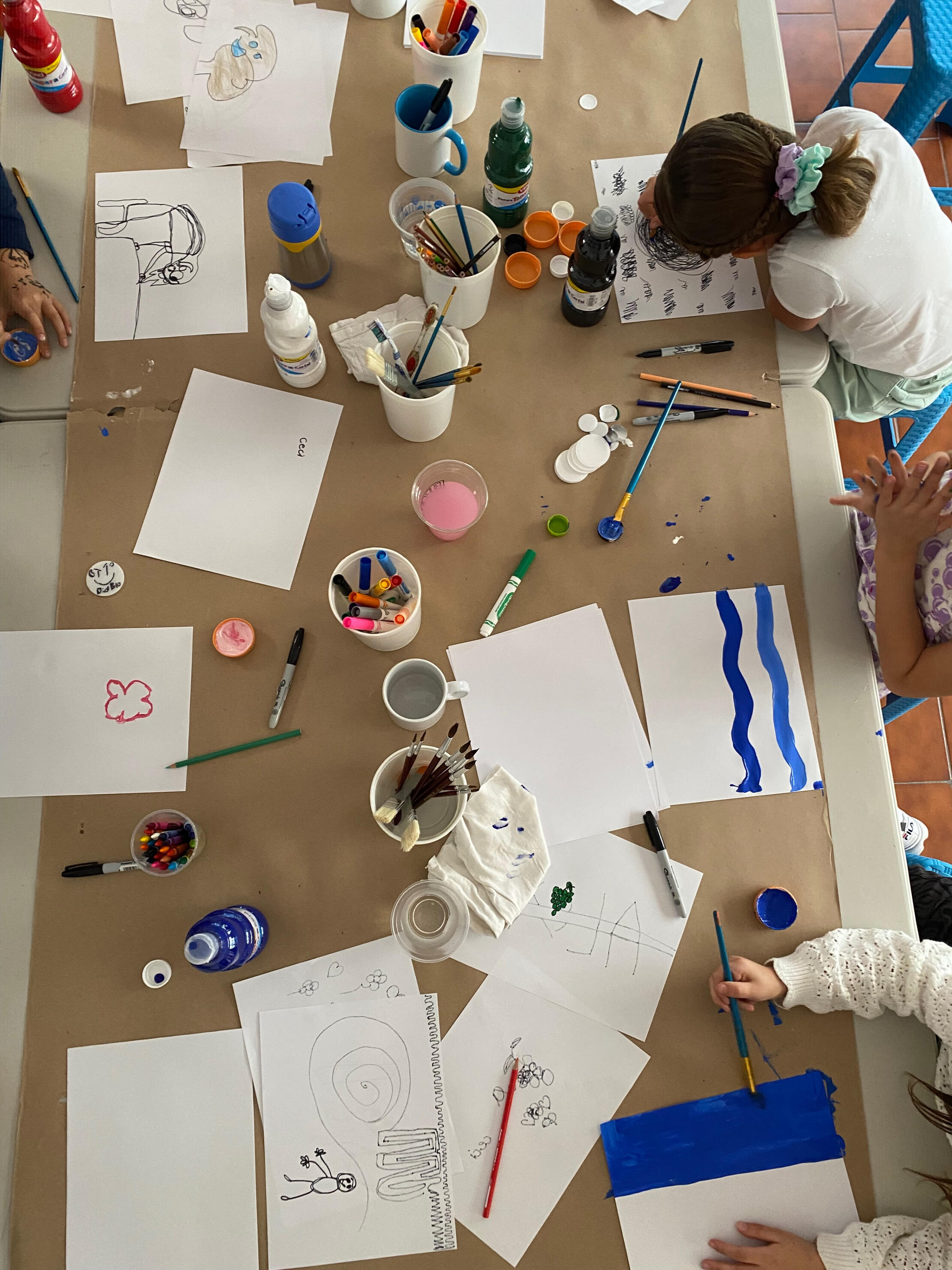 art workshops for kids art workshop with kids painting with brushes, markers, pencils etc